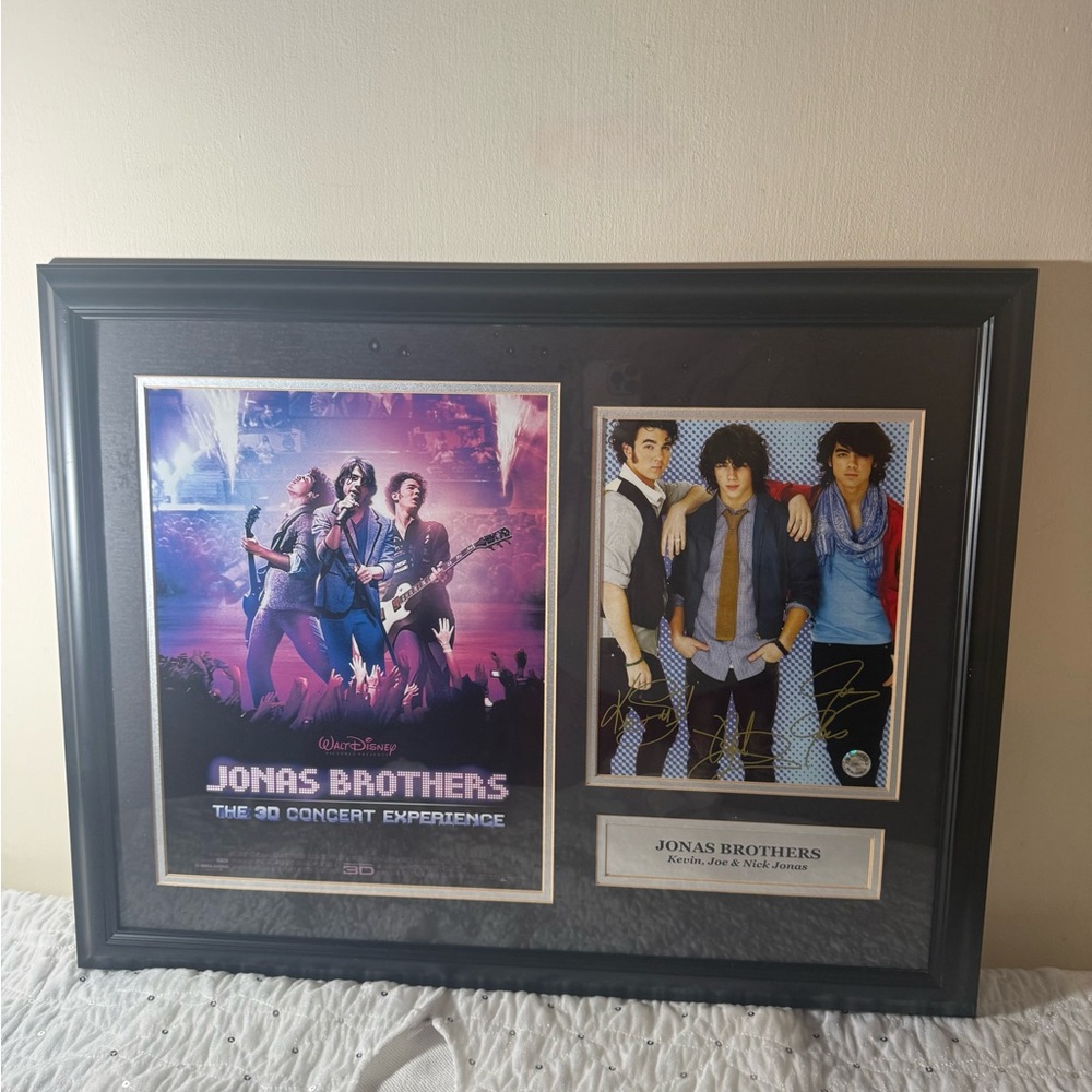 Jonas Brothers Framed Concert Poster